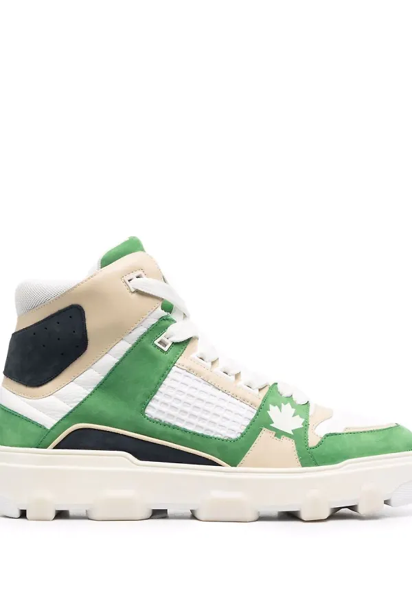 Dsquared2 sneakers med paneler - Neutral