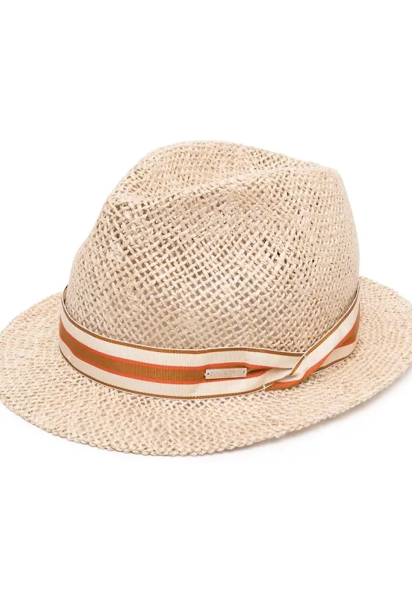 Dsquared2 solhatt med krökt brätte - Neutral