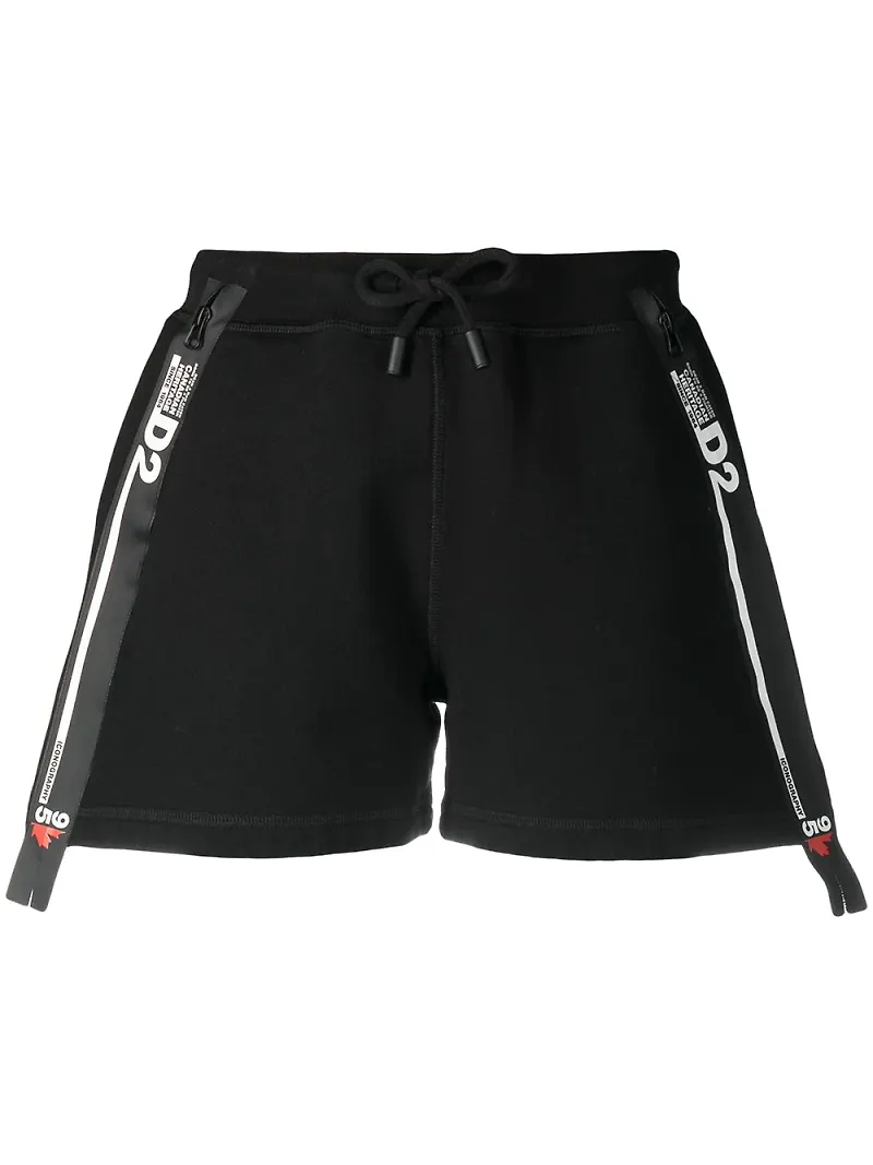 Dsquared2 sportshorts med logotyp - Svart
