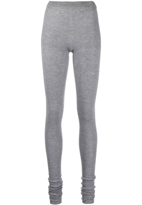 Stickade gråa byxor dam (2025) • Nu upp till 70% rabatt | Alissa