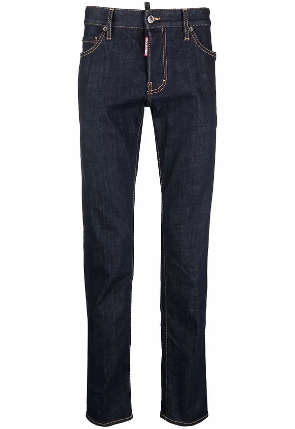 Dsquared2 straight-jeans - Blå