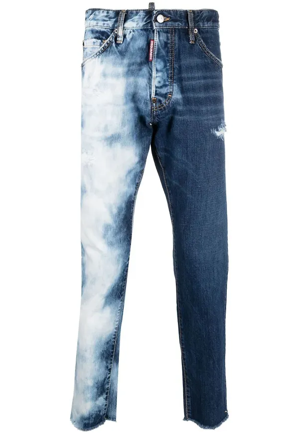 Dsquared2 straight-jeans - Blå