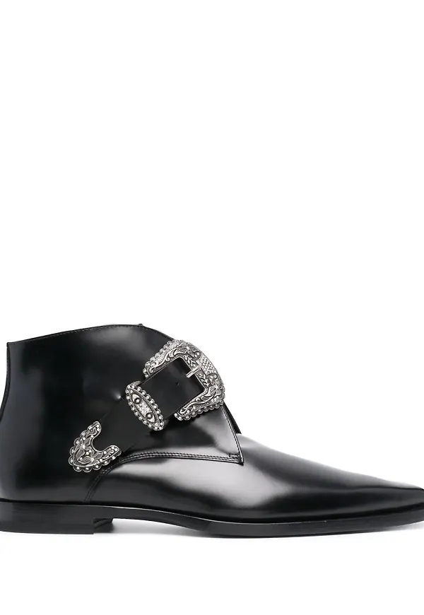 Dsquared2 stövletter med spänne - Svart