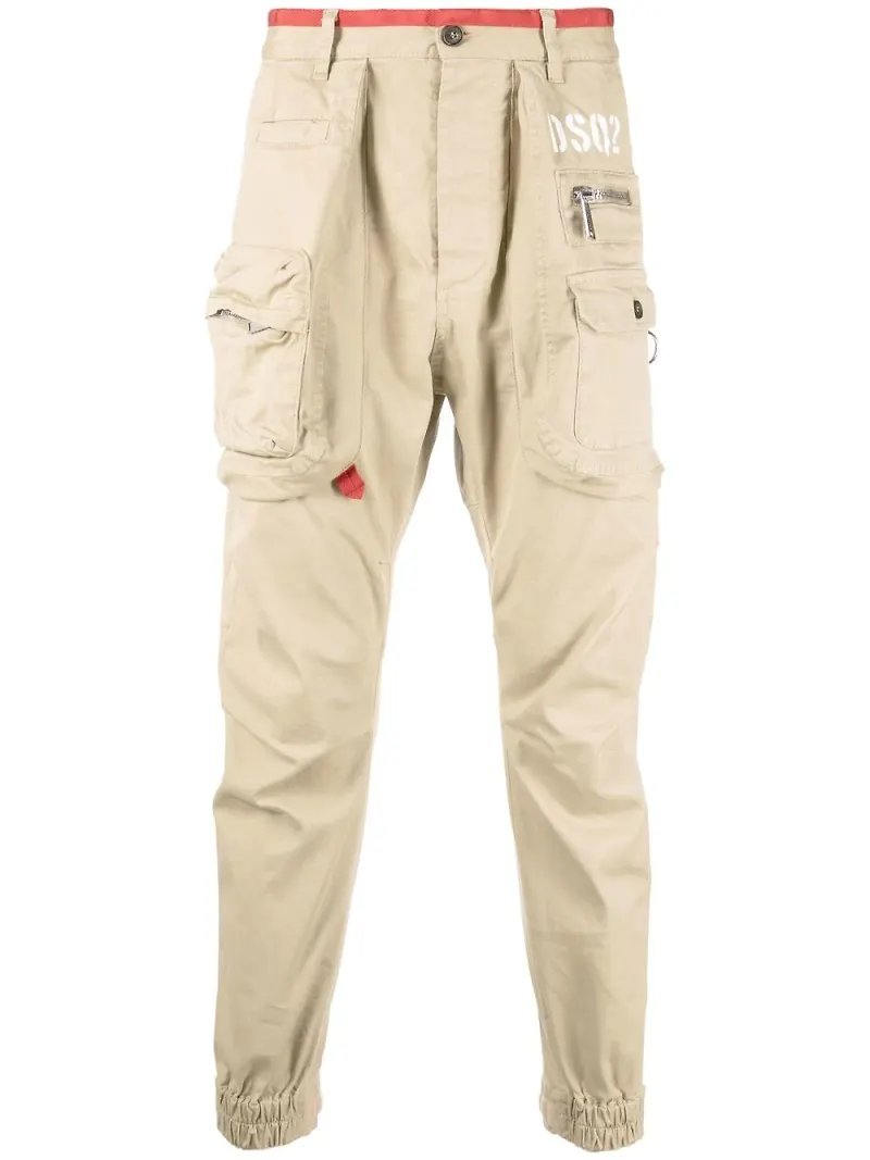Dsquared2 sweatpants med logotyp - Neutral
