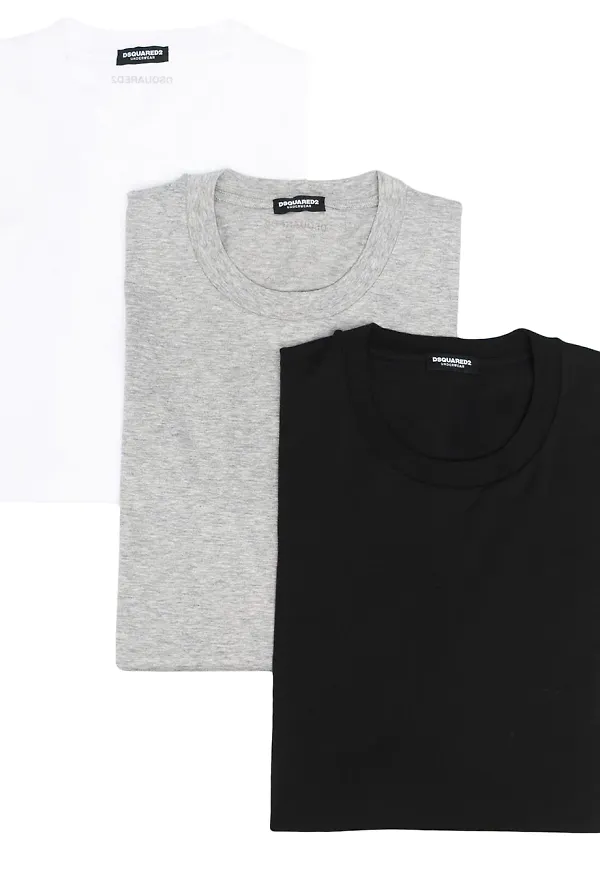 Dsquared2 t-shirt med rundad hals - Svart
