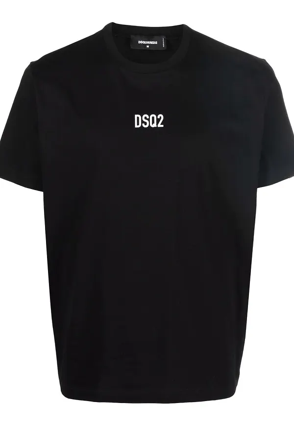 Dsquared2 t-shirt med rundad hals - Svart