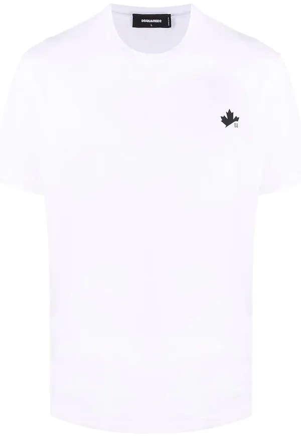 Dsquared2 t-shirt med tryck - Vit