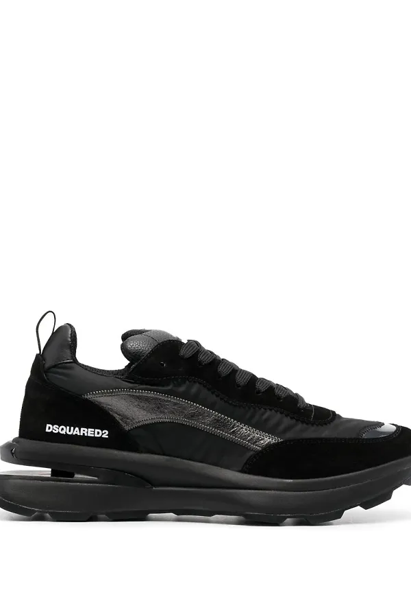 Dsquared2 tonade låga sneakers - Svart