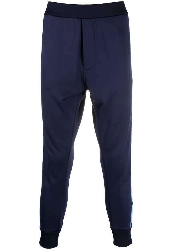 Dsquared2 trackpants med avsmalnande ben - Blå