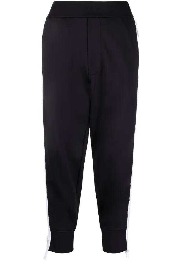 Dsquared2 trackpants med dragkedja - Svart