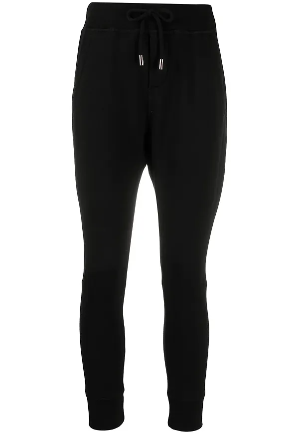 Dsquared2 trackpants med dragsko - Svart