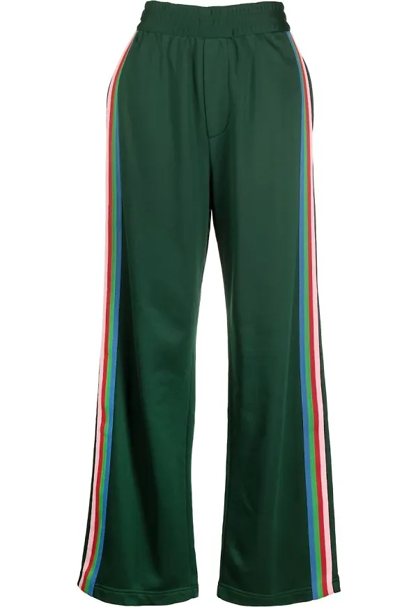 Dsquared2 trackpants med randdetalj - Grön