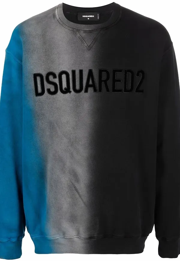 Dsquared2 tröja med färgblock - Blå