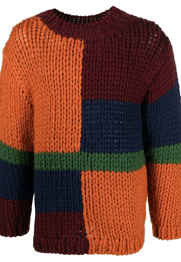 Dsquared2 tröja med färgblock - Orange