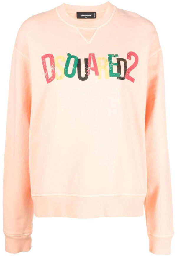 Dsquared2 tröja med logotyp - Orange