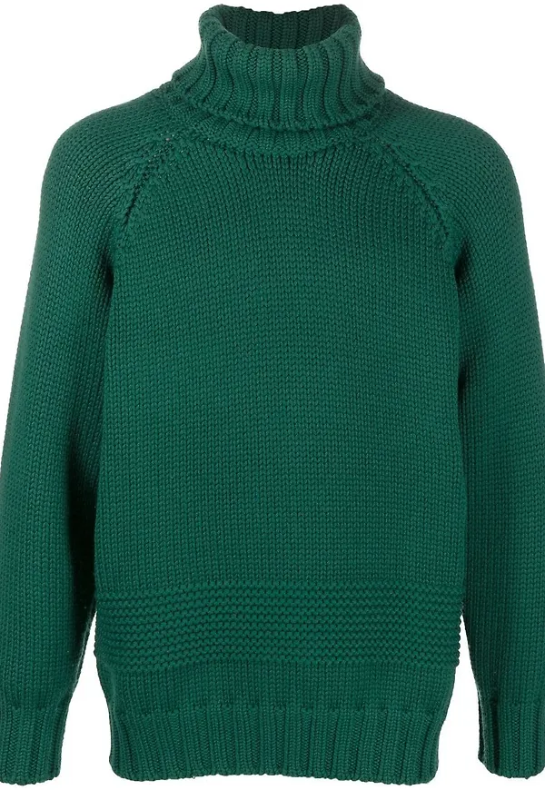Dsquared2 tröja med rullkrage - Grön