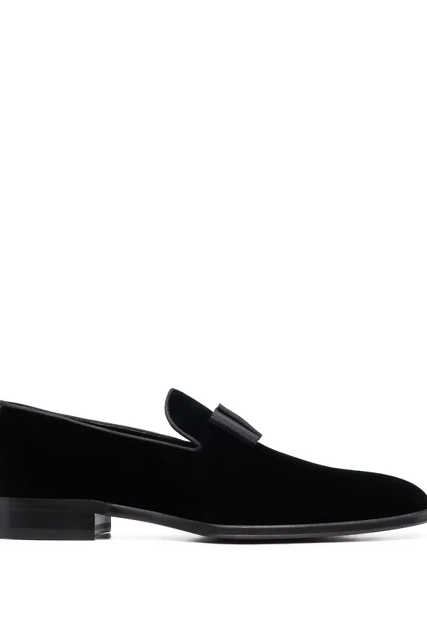 Dsquared2 Ubaldo sammetsloafers - Svart