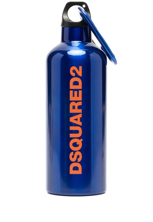 Dsquared2 vattenflaska med D-ring - Blå
