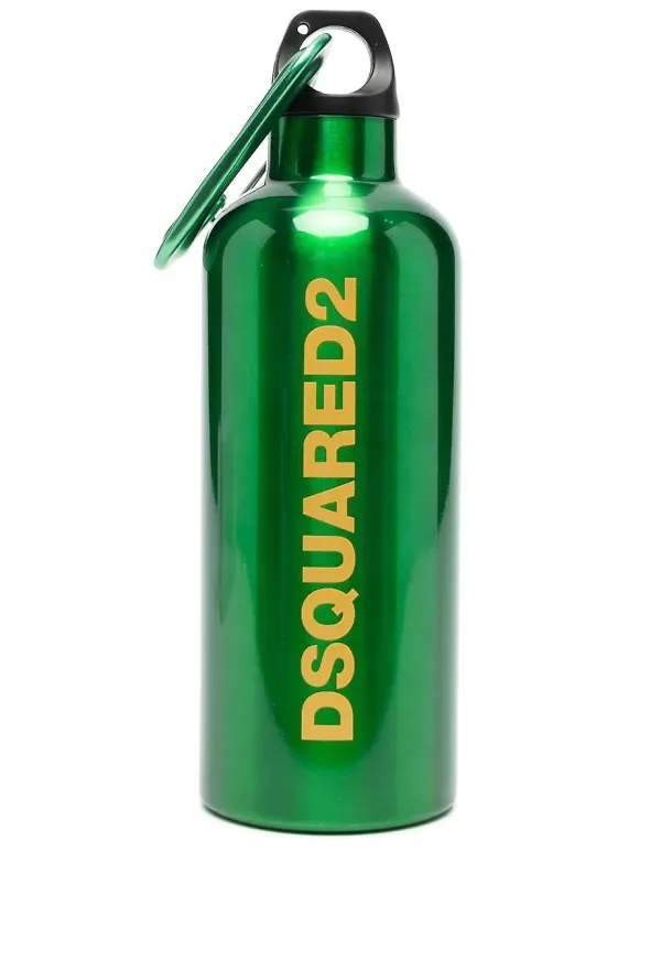 Dsquared2 vattenflaska med D-ring - Grön