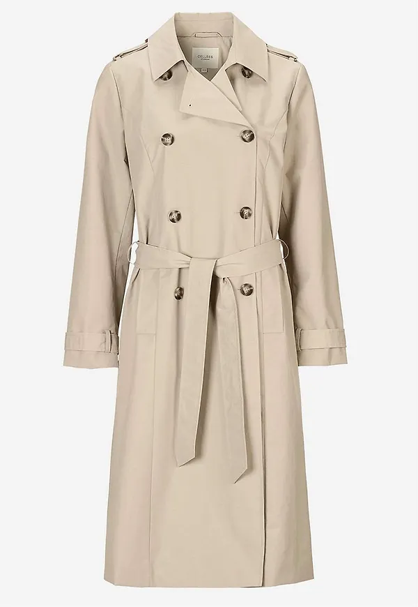 Dubbelknäppt trenchcoat