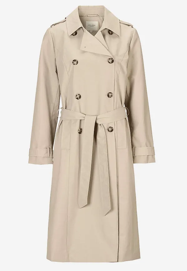 Dubbelknäppt trenchcoat