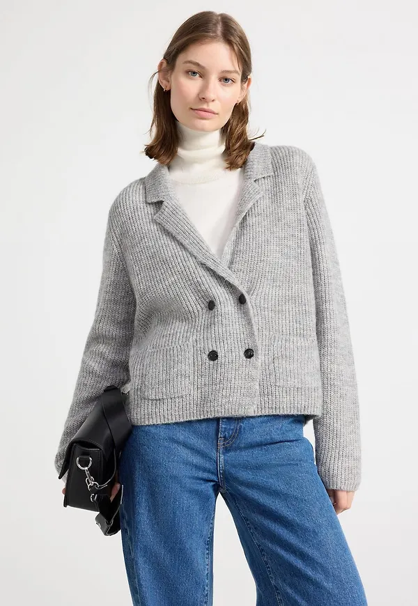 Dubbelknäppt cardigan
