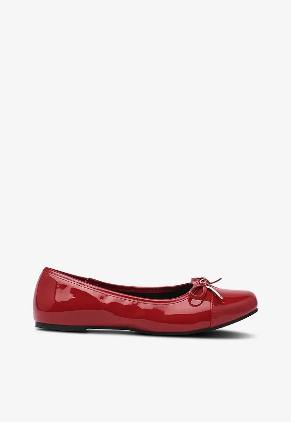 Duffy - Ballerinaskor Foggia Due - Röd