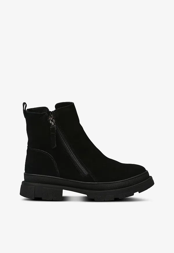 Duffy - Boots i mocka - Svart