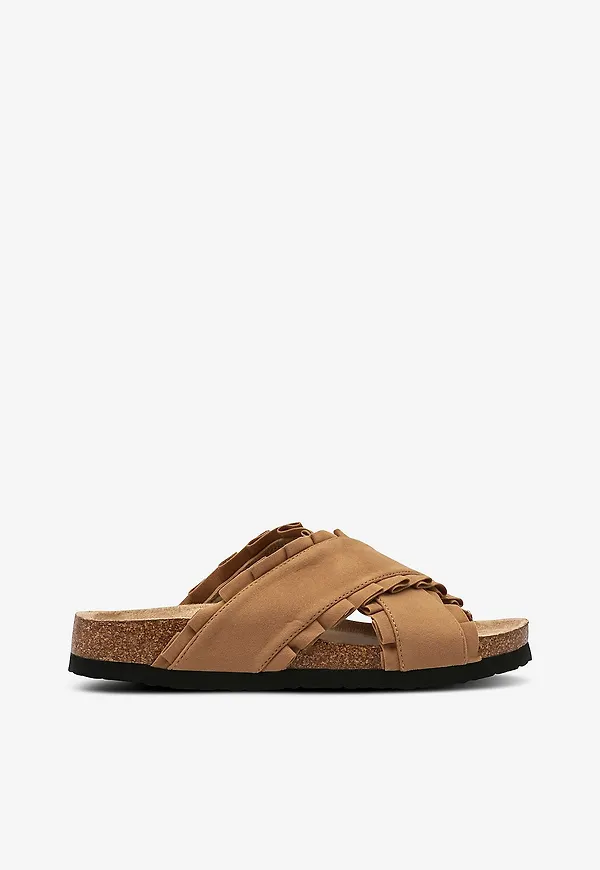Duffy - Sandaler Slip on - Brun