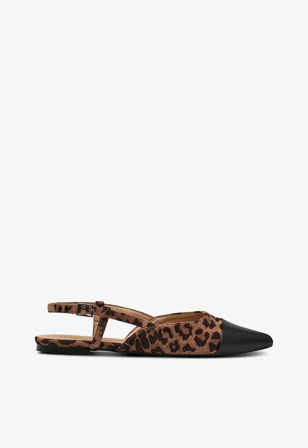 Duffy - Slingback Shoes - Brun