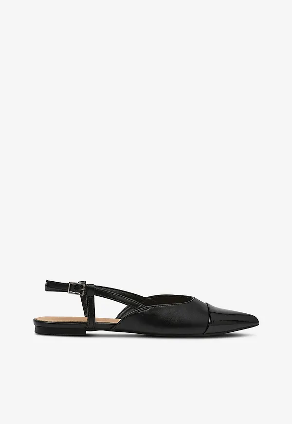 Duffy - Slingback Shoes - Svart