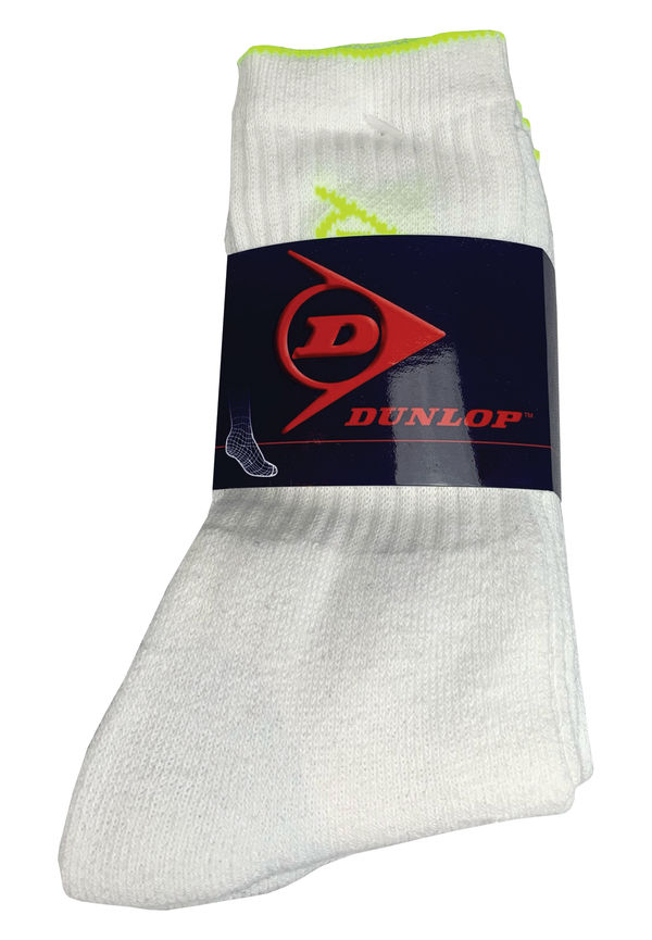 Dunlop 10-pack Sportstrumpor i storlek 35/40 och färg Vit