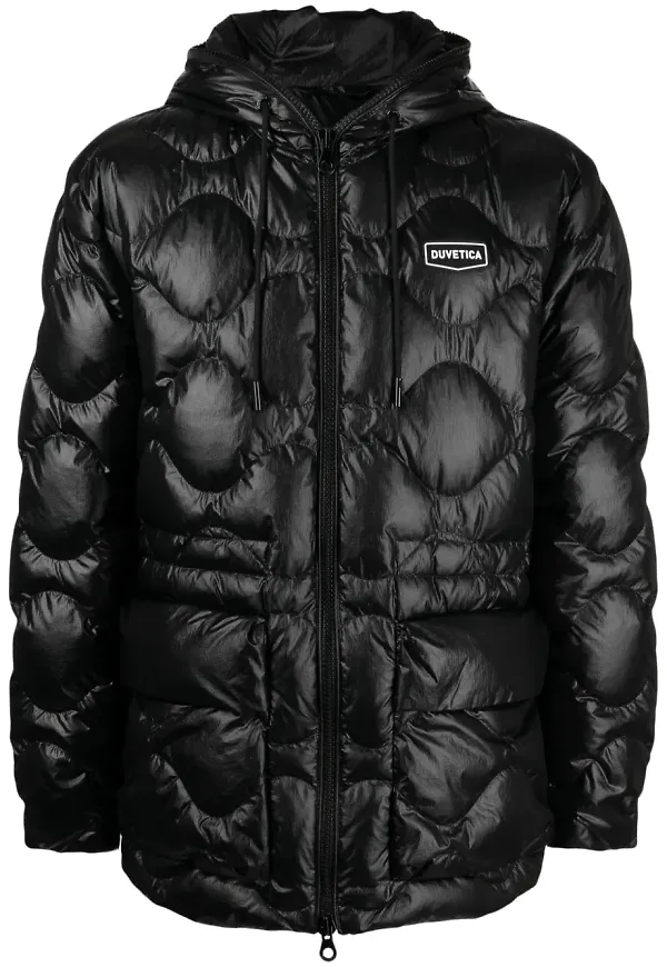 Duvetica quiltad puffjacka - Svart