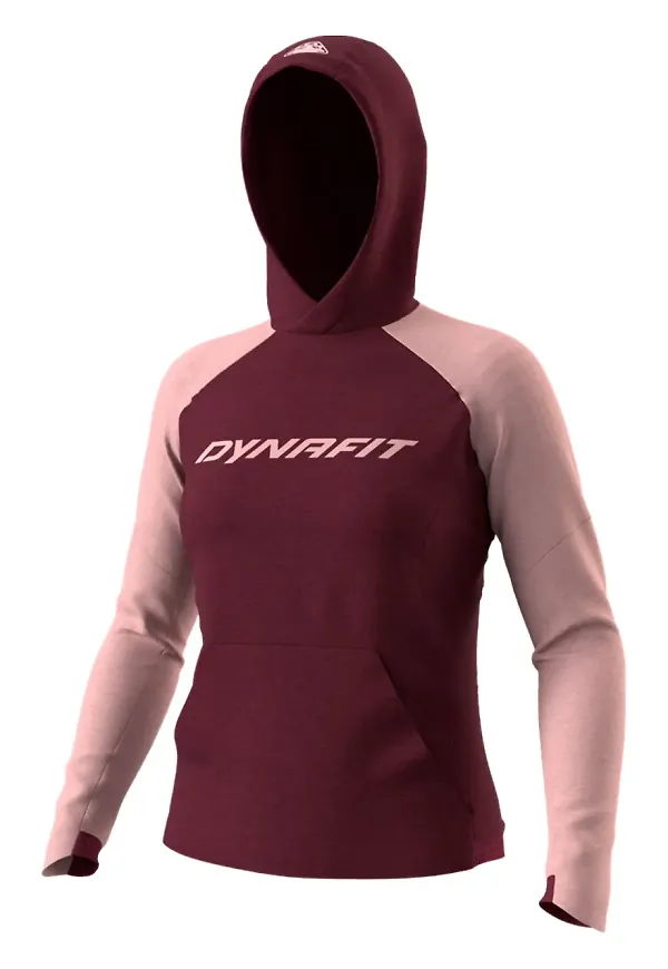 DYNAFIT 24/7 Polarec hoodie - Röd