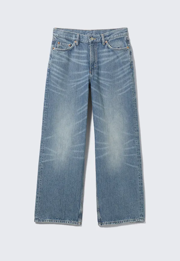 Dynasty Low Rise Loose Wide Jeans