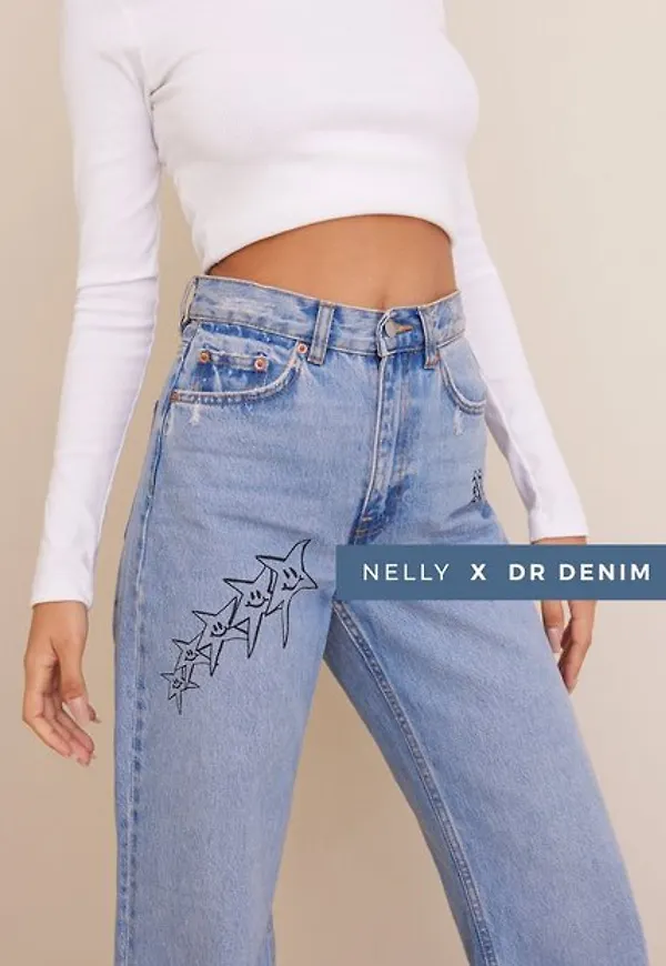 Dr Denim Nelly x Dr Denim Echo Dance More High waisted jeans