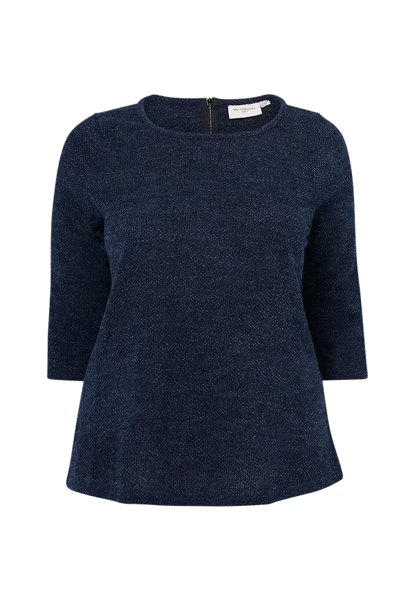 Only Carmakoma - Topp carMartha 3/4 Top - Blå