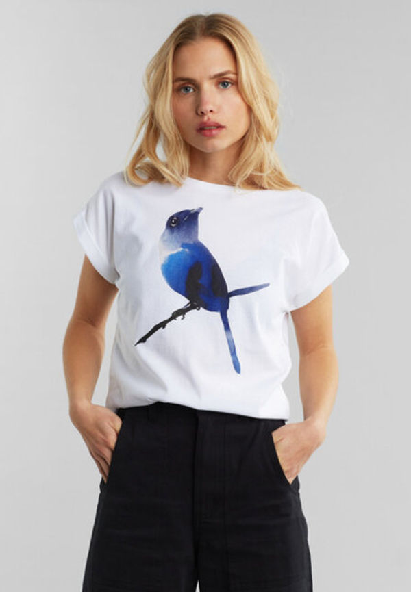 T-shirt Visby Bluebird White