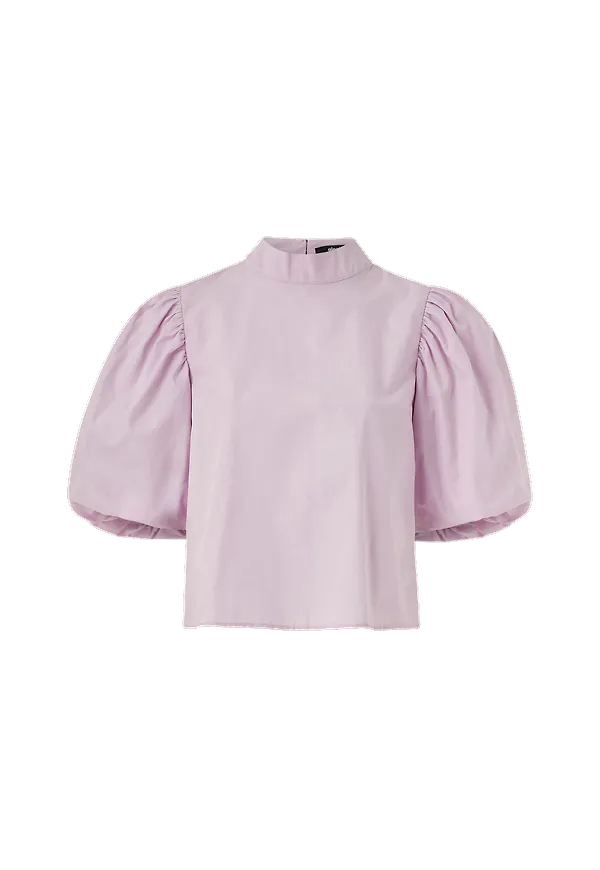 Gina Tricot - Blus Catalina Puff Sleeve Blouse - Lila