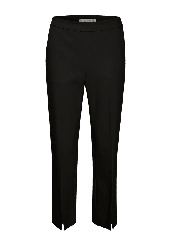 Gestuz - Byxor HazalGZ Sid Flared Culotte - Svart