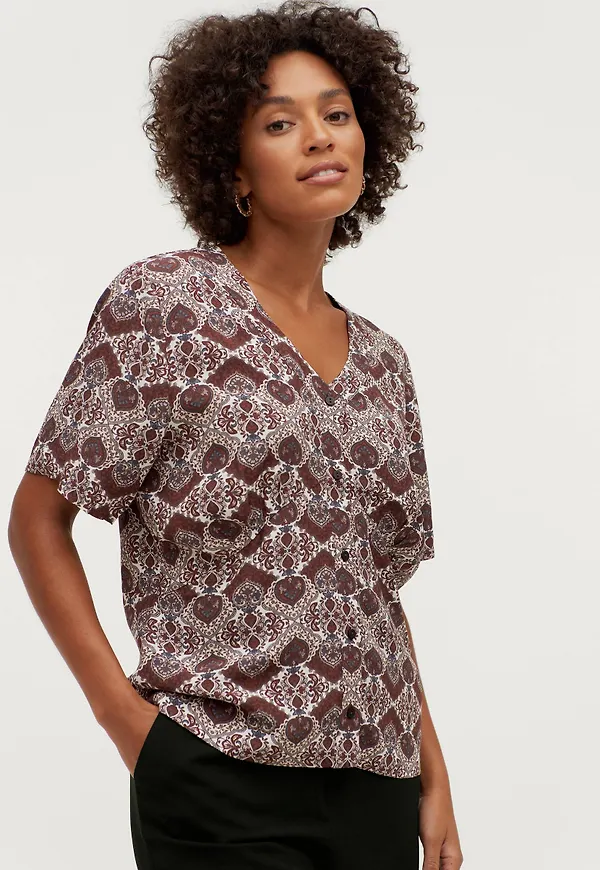 Saint Tropez - Blus IliaSZ Blouse - Brun