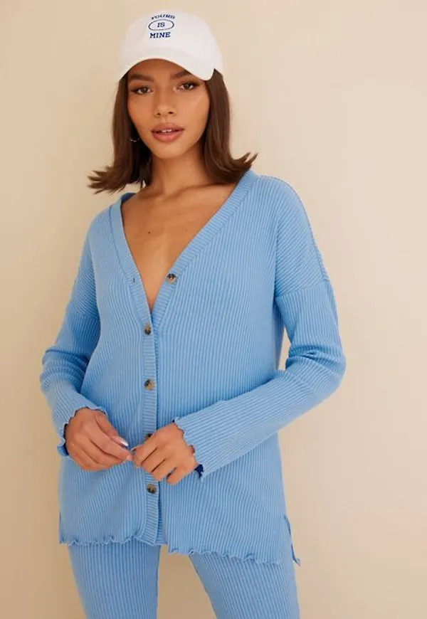 Pieces Pcsigrud Ls Os Cardigan D2D Dmo Cardigans Little Boy Blue