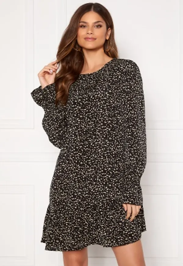 AX Paris Long Sleeve Shift Dress Black XS (UK8)