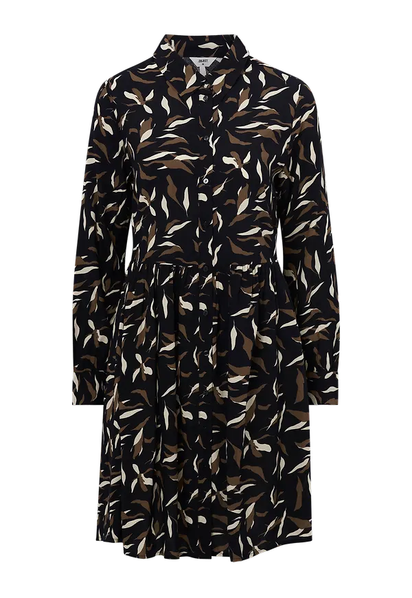 Object - Klänning objLorena L/S Dress - Svart