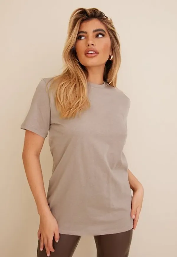 NLY Trend Basic Oversize Tee T-shirts Beige