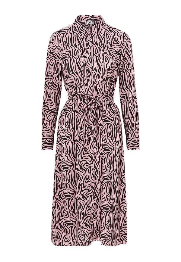JDY - Klänning jdyPiper L/S Above Calf Dress Wvn - Svart