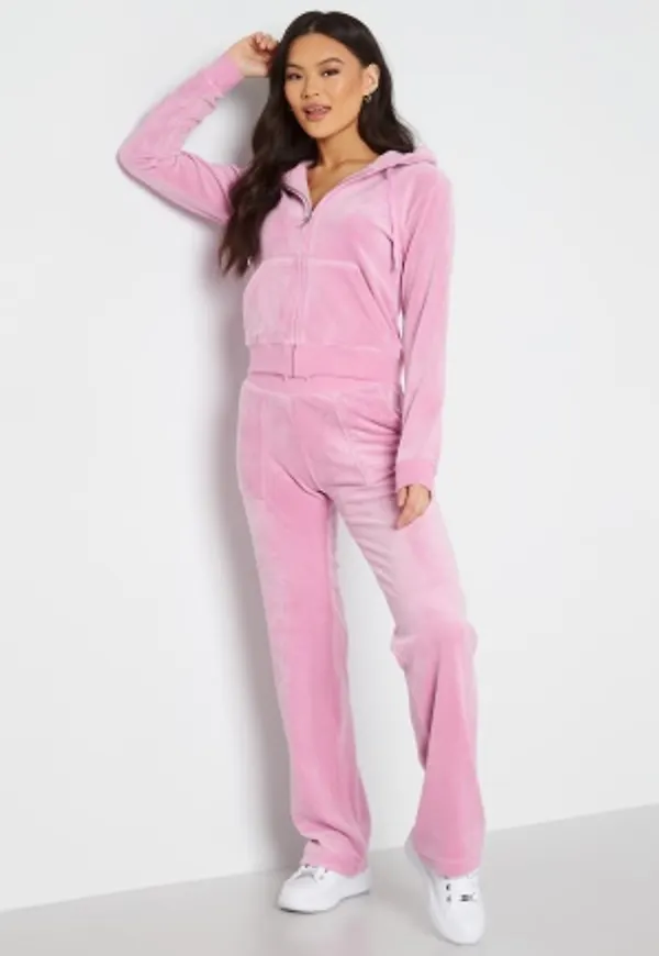 Juicy Couture Del Ray Classic Velour Pant Orchid XL