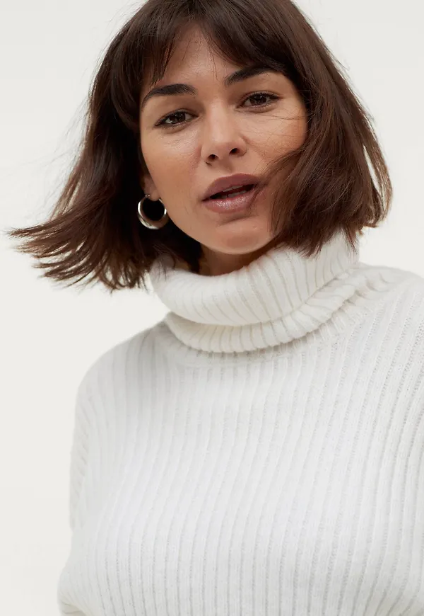 Gina Tricot - Tröja Tessa Knitted Sweater - Natur