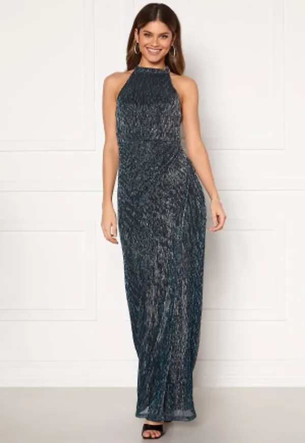 Moments New York Alice Lurex Gown Blue 34