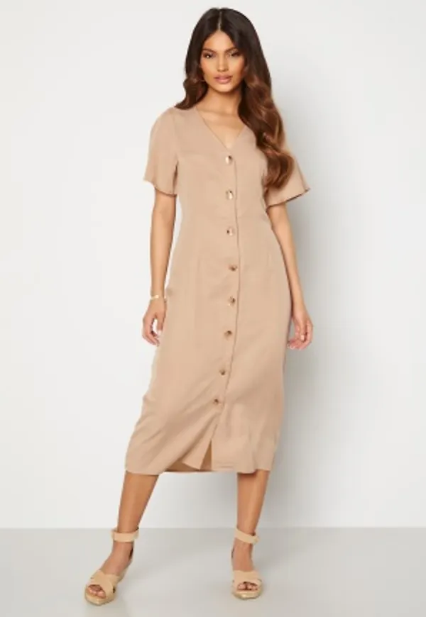 VERO MODA Viviana Ss Calf Dress Nomad XS